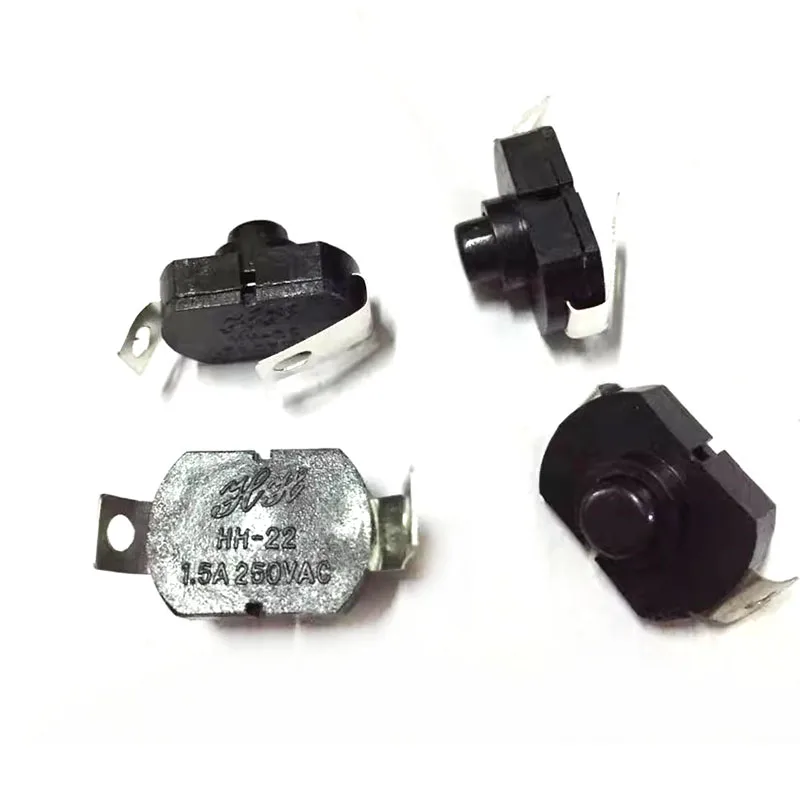 HH-22 flashlight 2 pin button switch 12X17MM 1.5A250V
