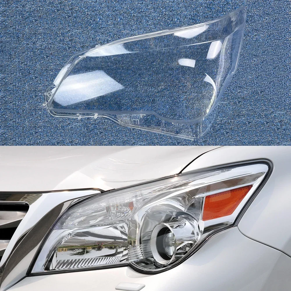 For Lexus GX GX400 GX460 2010~2012 Car Accessories Headlamp Cover Transparent Shade Lamp Headlight Shell Lens Plexiglass