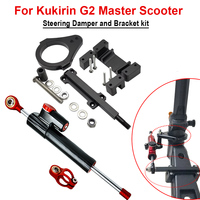 For Kukirin G2 Master Scooter Stabilizer Steering Damper Mounting Electric Scooter Aluminum Alloy Modification Bracket Kit