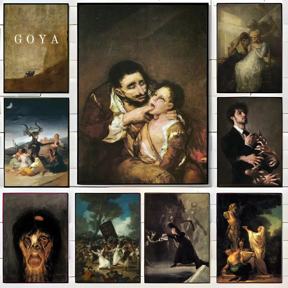 Dramatic Classic Painter F-Francisco Goya Poster Wall Art Print Decorative Mural Home Decor Gift Unframed