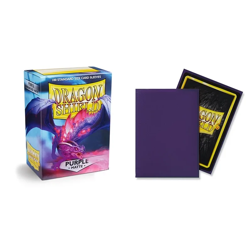 100 Stück/Box 66 x 91 mm, mehrfarbig, Dragon Shield, matte Kartenhülle, Kartenschutz für PTCG/Sternkarten/MGT – Detail 7