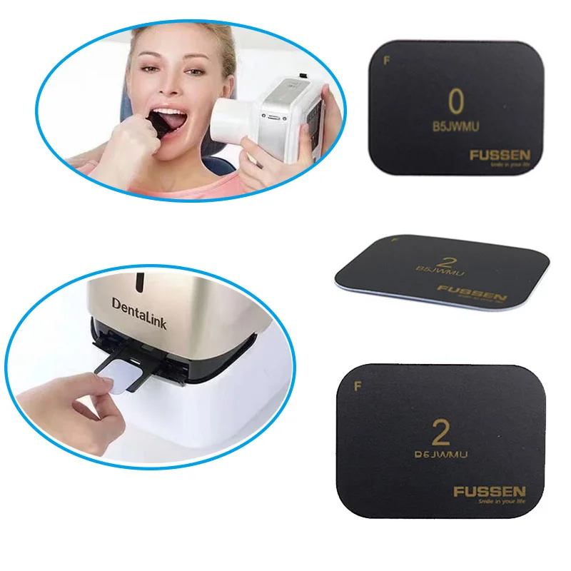 FUSSEN Dental Phosphate Plate Phosphor Im aging Board Size 0/1/2 Dentistry Digital X-Ray Sensor Scanner Imaging System