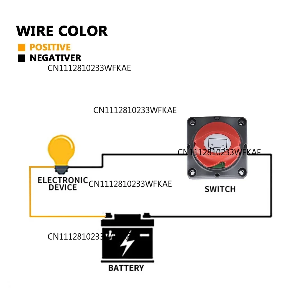 Auto Battery Disconnect Switch 12V 24V Marine 200A 300A Dual Battery Mass Switch 2 and 3 Position Cut Off Switch Car Boat