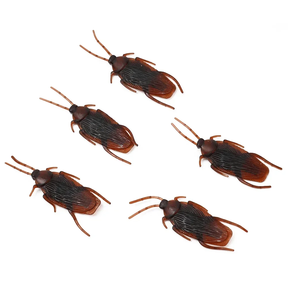 High Quality Prank Cockroaches Prank 5/10pcs 6cm X 2cm Smelless Trick Cockroaches Cockroaches Toy Eco Friendly