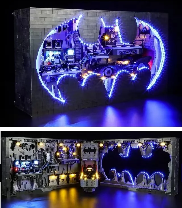 With Original Box 76252 Batcave Shadow Box Classic 1989 Model Building Blocks Bricks Toys For Kids Boys Christmas Birthday Gifts