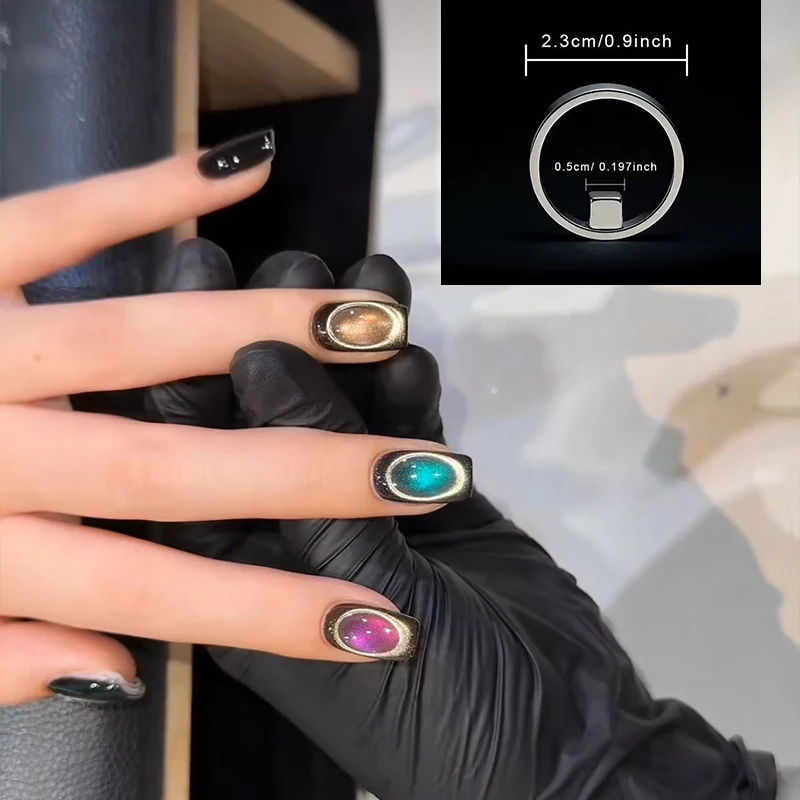 Mini Magnet for Acrylic Nails Manicure Tips False Nail  Cutters Cut Same Length Save Much Time Nail Tool Manicure Supplies