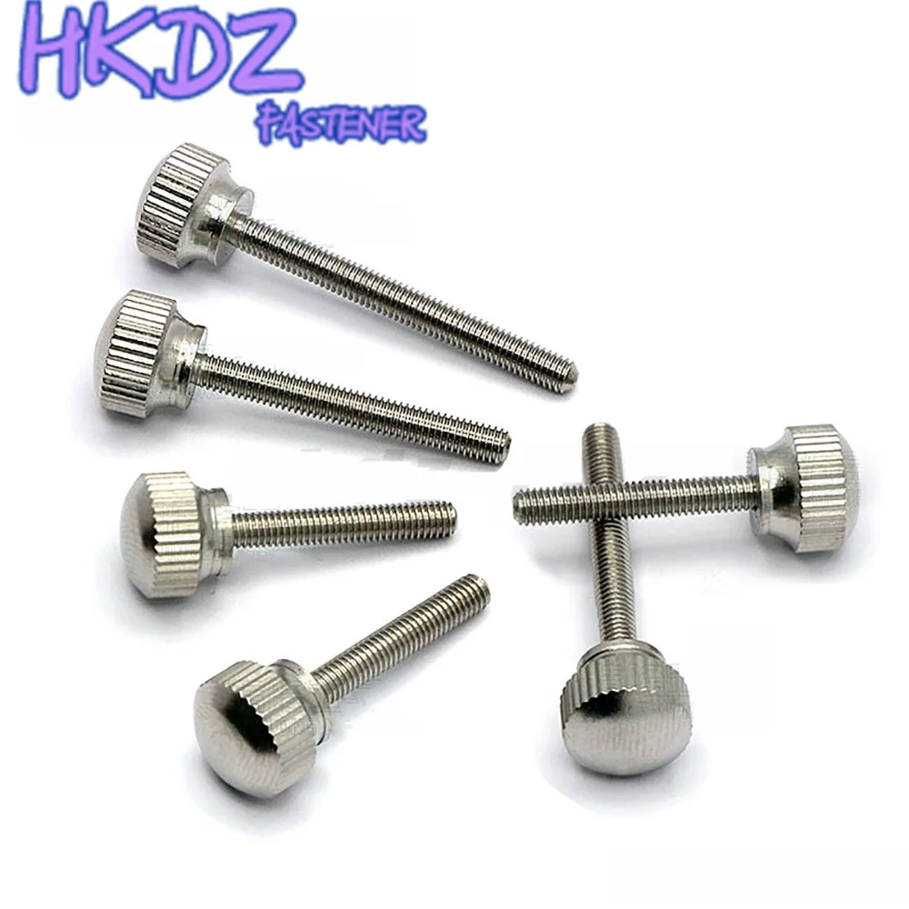 

Tighten Lock Screws Length 18/20/25mm M3 303 Stainless Steel Arc Head Knurled Thumb Hand Screw