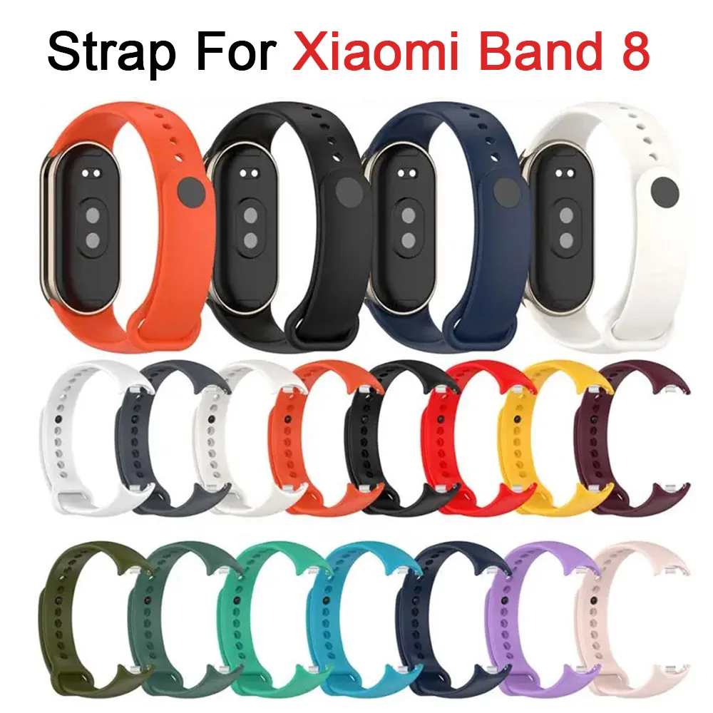 Correa para Mi Band 10/9/8, Correas de Repuesto de TPU Suave con Cierre Antipérdida Seguro, Correas Deportivas Cómodas para la Muñeca (11 Colores)