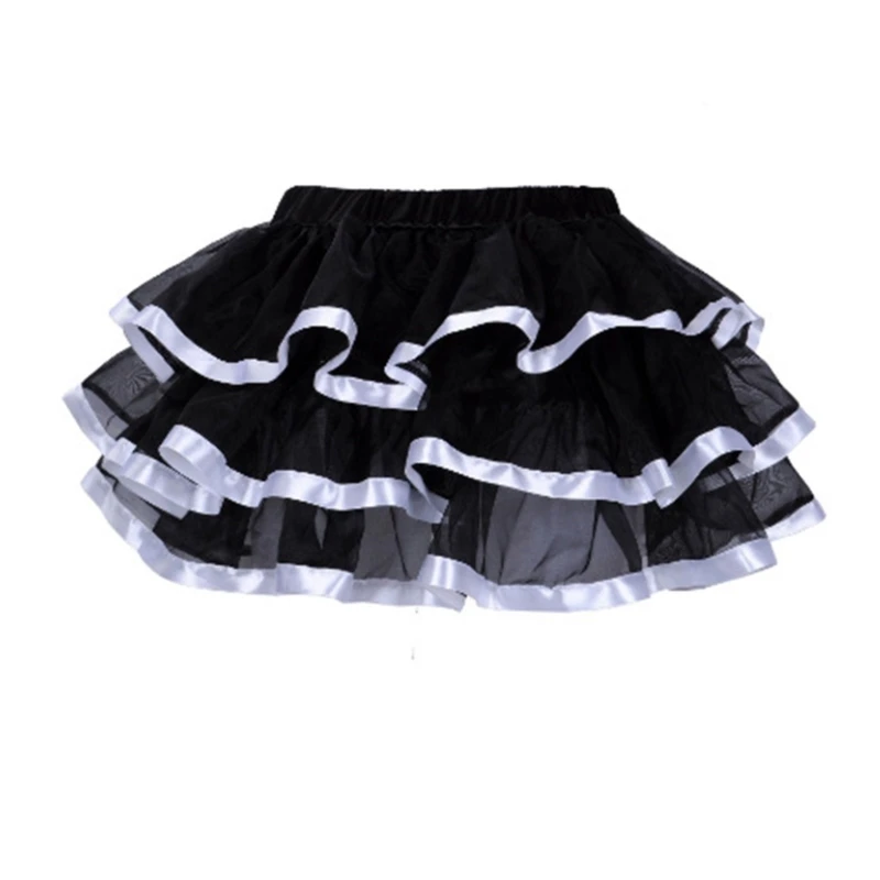 Halloween Stropdas Op Drukte Rok Riem Kant Tule Onderrok Steampunk Victoriaanse Riemrok 105Cm Lengte Geschenken