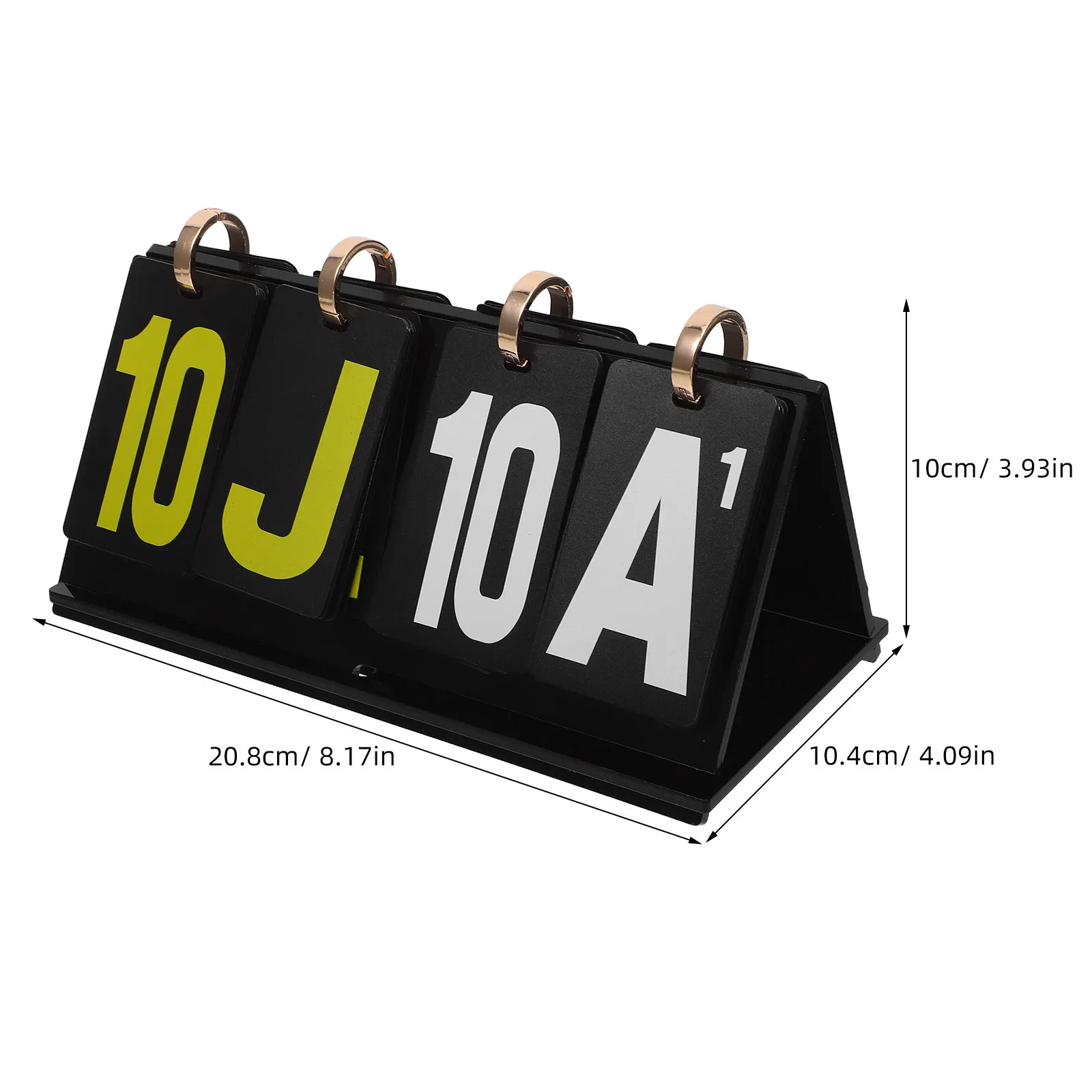 Portable Portable Score Board For Card Games New Year Party Game 4-Digit Scoreboard Tabletop Keeper Competitive