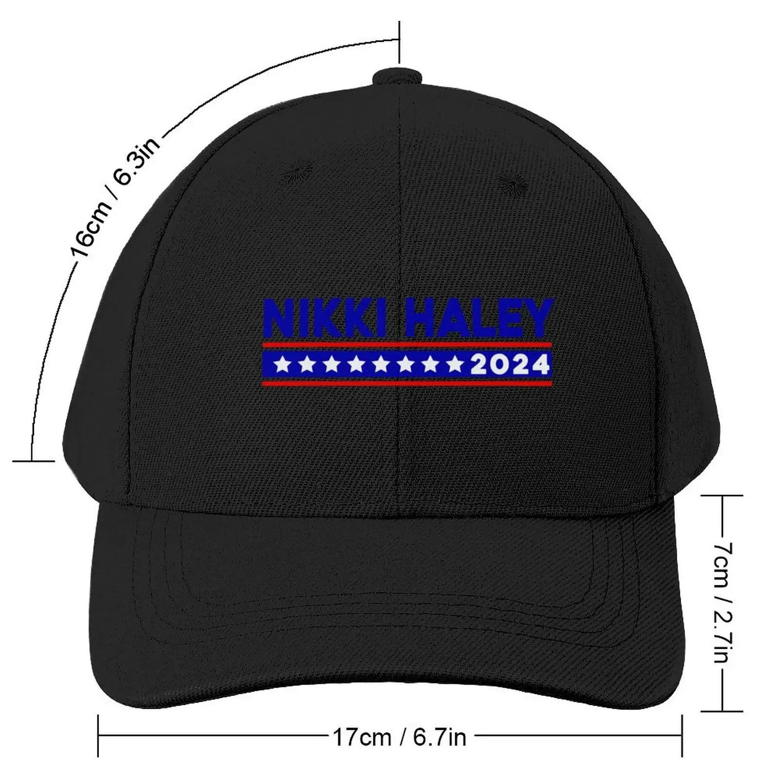 Nikki Haley 2024 Baseball Cap Snap Back Hat Rugby custom Hat For Men Women's