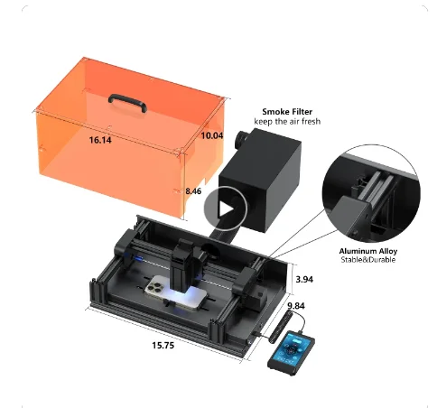 Mobile  Back Cover Laser Separating Machine For 15 14 13 12 11  Glass Removal Repair Logo Marking