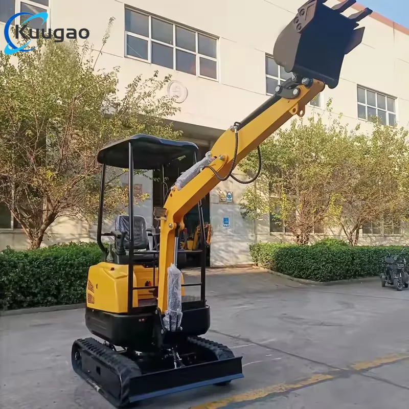 Compact Mini Excavator Mini Hydraulic Excavator 1.8 Ton Chinese Micro Digger minibagger mini excacatorAgricultural Tool Kuugao