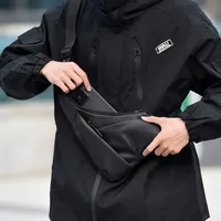 1pc Anti-Theft Triangle cross Bag with Adjustable Strap - Casual Chest Bag for Men,Ideal for Outdoor Activities,Commuting,Travel 5