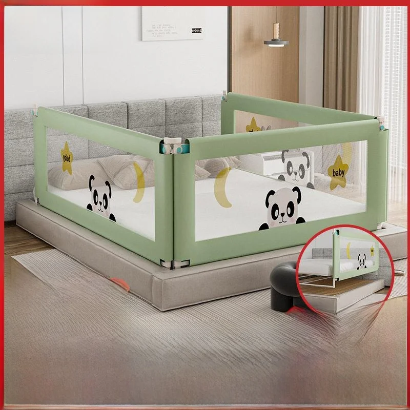 Baby Bed Rail Guard Anti-Fall Child Safety Barrier Non-Slip Mat Infant Bed Barrier Prevents Falls from Bed to Floor