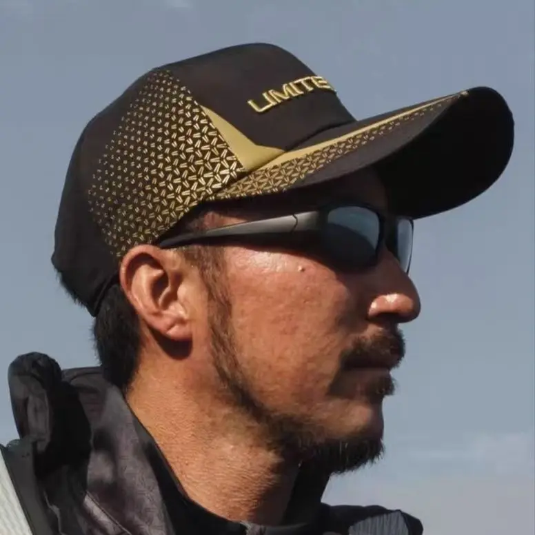 New Fishing Cap for Men, Waterproof and Breathable Quick-drying Sunshade Baseball Cap, LIMITED PRO Sea Fishing Hats Windproof