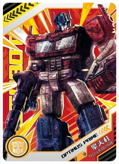 New KAYOU Transformers Playing Card Battle Hero Card Collection Card Optimus Prime Orion Pax Trade Card Kid Toy