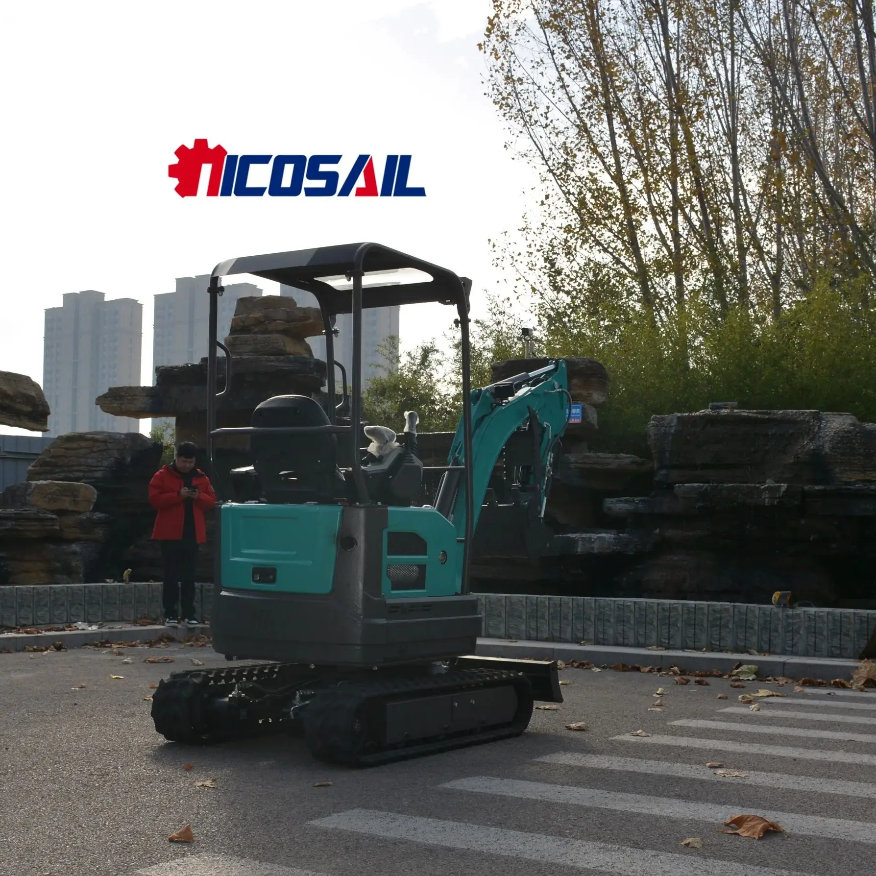 

Mini excavator for construction, 1.8-ton mini excavator, mini hydraulic excavator, mini excavator for sale