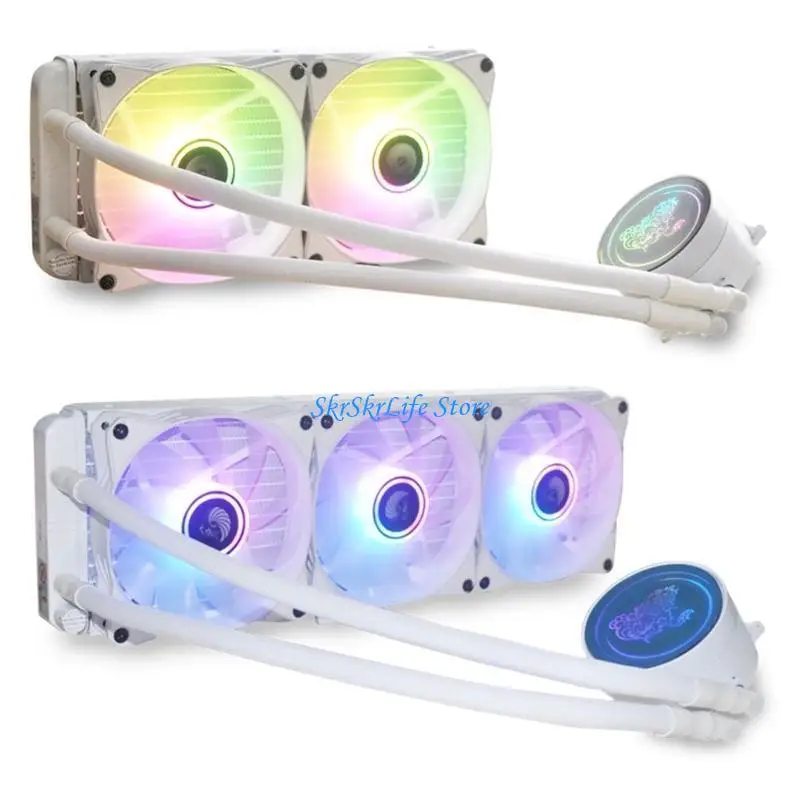 Raffreddamento liquido E65E 240 mm/360 mm Argb Cooler CPU liquido CPU Cofferatore d'acqua CPU per LGA 2066