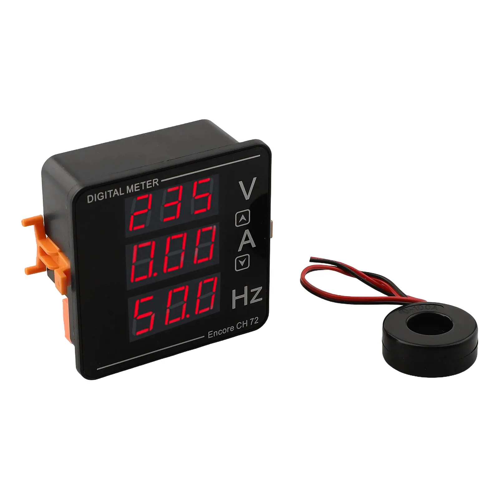 

Precision Digital AC Voltage Meter for 50 500V with Simultaneous Current and Frequency Readings No External Power Required