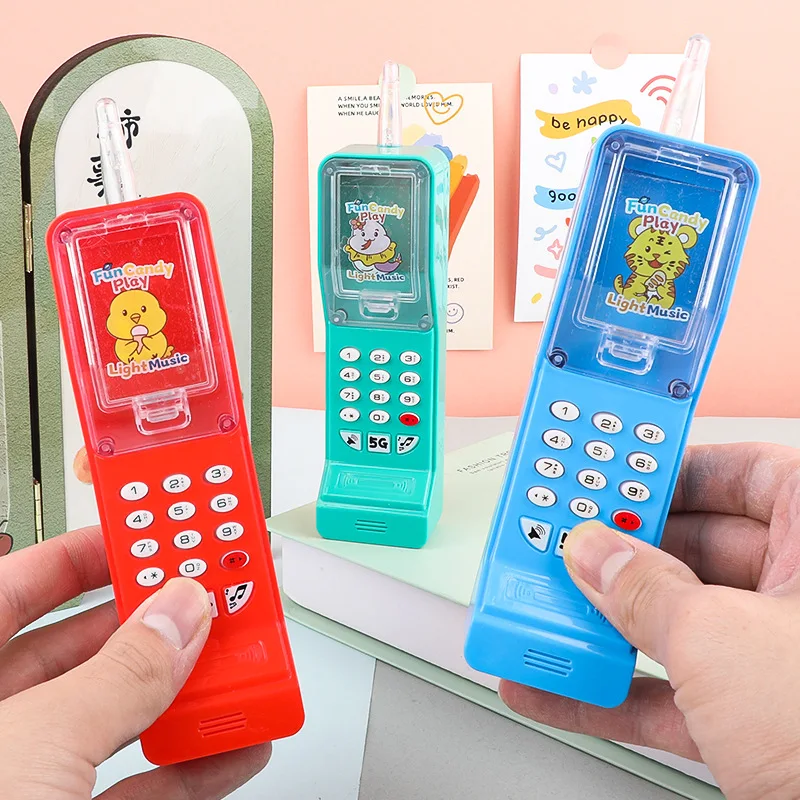Childhood Nostalgia Toys Simulation Big Brother Light Music Mobile Phone Toys Educational Early Childhood Small Toy Holiday Gift