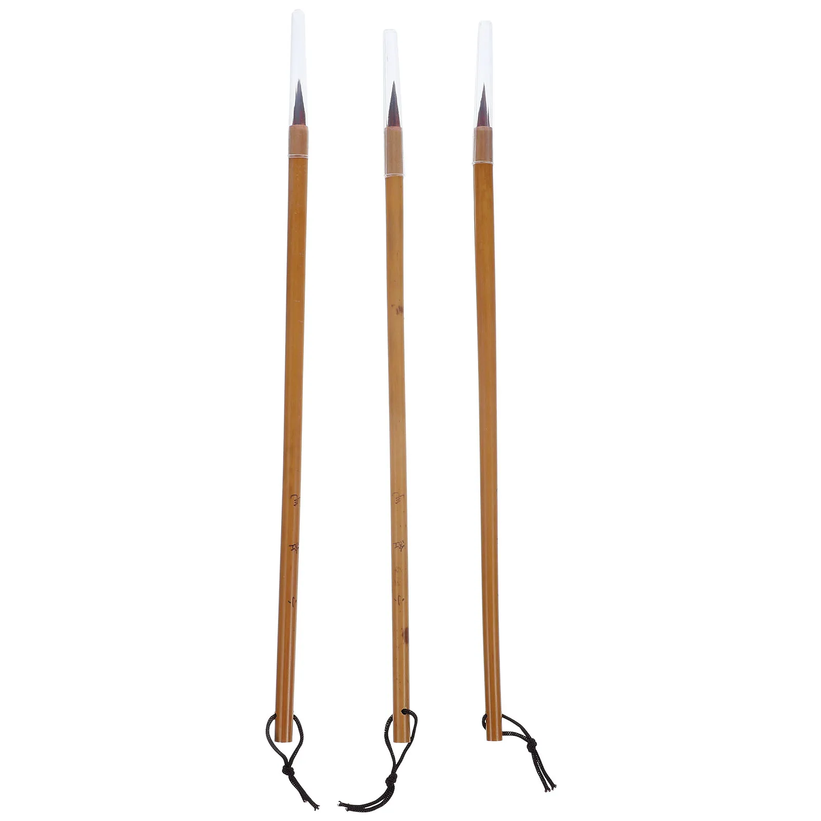 3 Pcs Calligraphy Brush Pens Durable Portable for Chinese Calligraphy Watercolor Painting Student Accessories Stationery