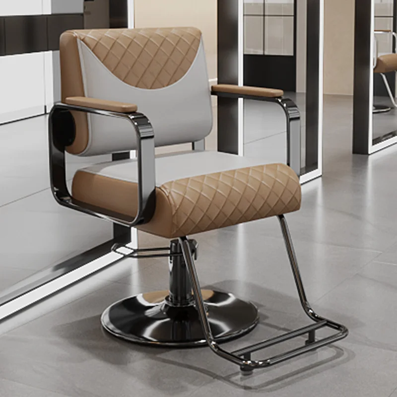 เก้าอี้ตัดผมสุดหรู ดีไซน์เฉพาะตัว สำหรับมืออาชีพ สไตล์มินิมอล ทันสมัย นั่งสบาย เฟอร์นิเจอร์ร้านเสริมสวย
