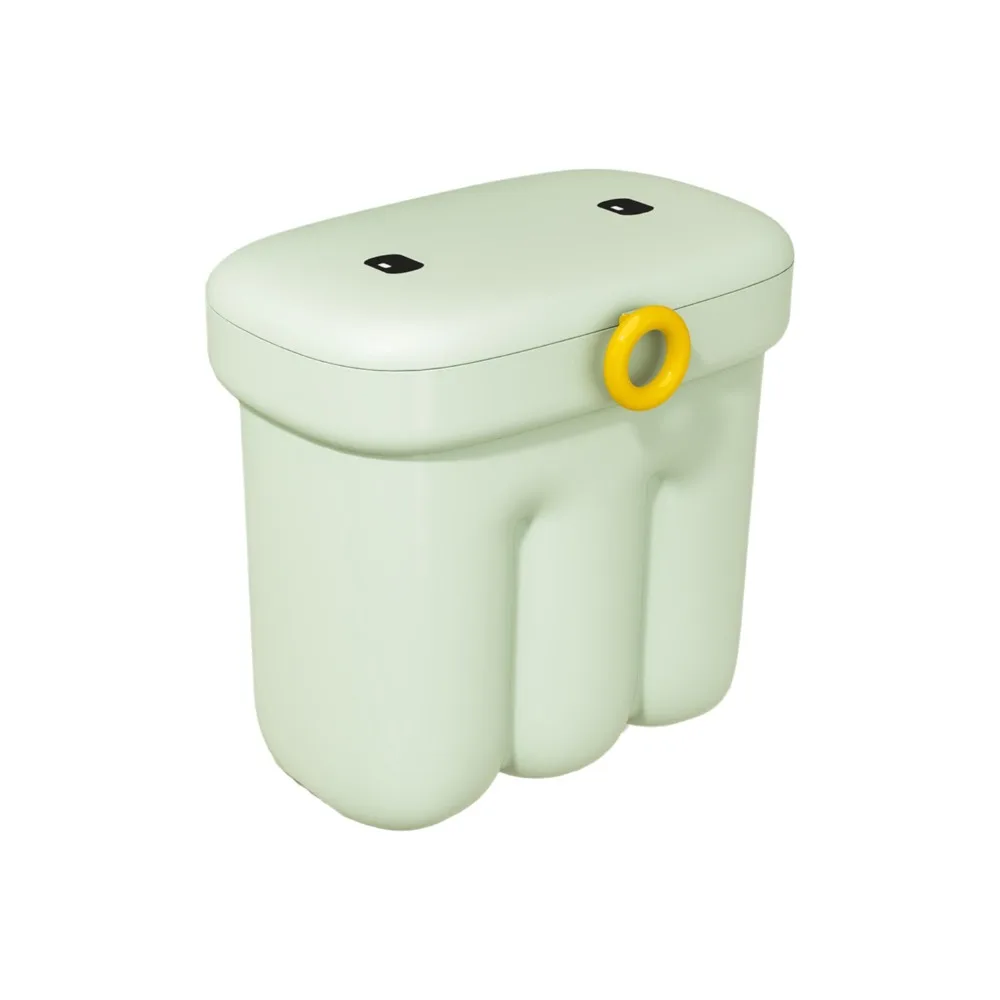 

Modern Cartoon Kitchen Garbage Can Plastic Odor-Proof Waste Bin with Lid Large Capacity Wall Mounted Trash Can Kitchen
