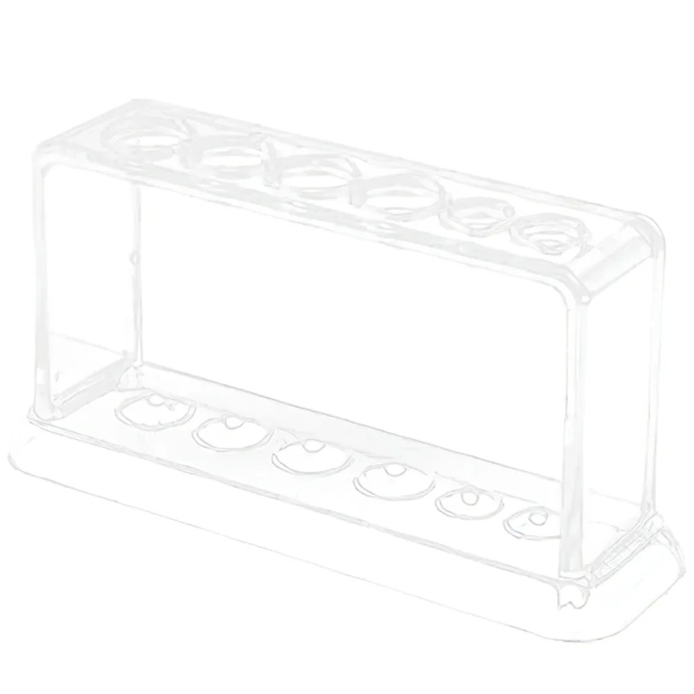 Test Tube Rack Centrifuge Holder Round Hole Storage Pipe Stand Abs Laboratory Container Six-holes