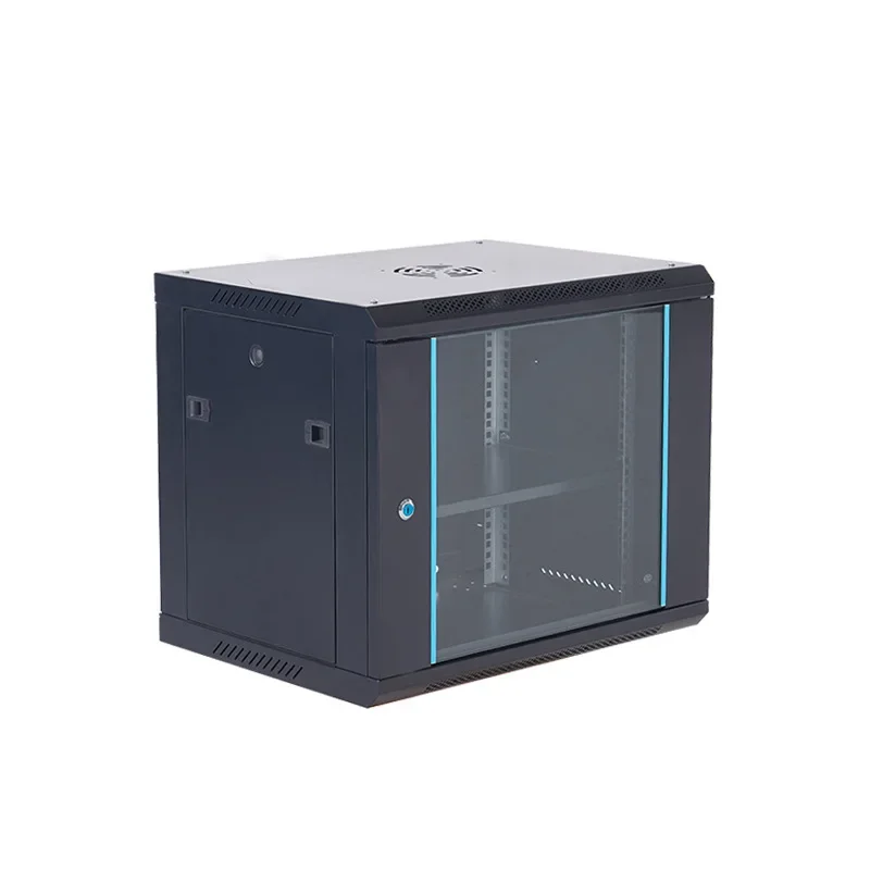 Cabinet 8u6u12u Thickened wall-mounted network server