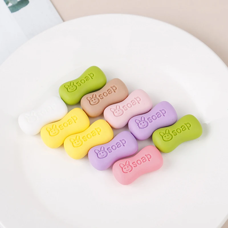 

10pcs 1/12 Scale Dollhouse Miniature Simulation Cream Soap for blyth ob11 Doll House Furniture Decoration Accessories