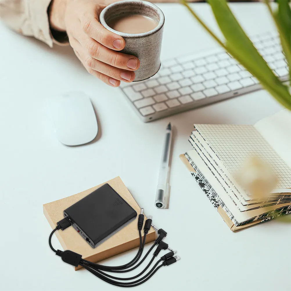 2pcs Case Longlasting Power Supply for Safes Easy Replacement Emergency Backup Plastic Power Storage Box niture Parts