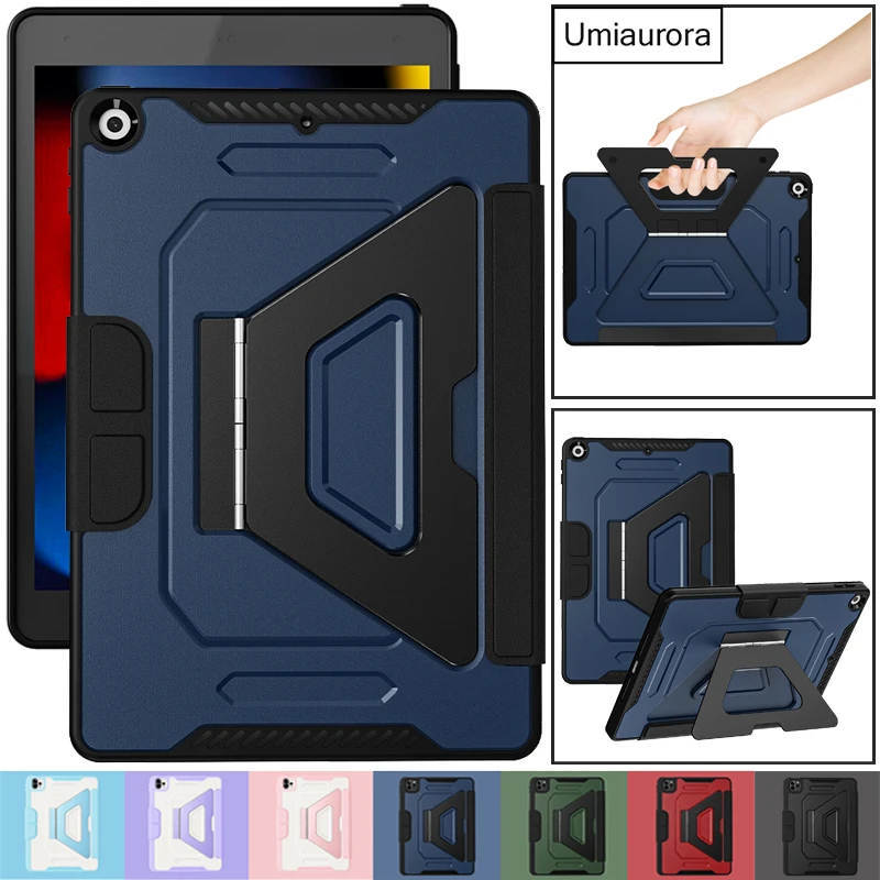 

Для iPad 7-го, 8-го, 9-го поколений 10,2 дюйма A2602 A2605 A2270: магнитный смарт-чехол из искусственной кожи, 2-в-1, противоударный, защитный чехол-футляр