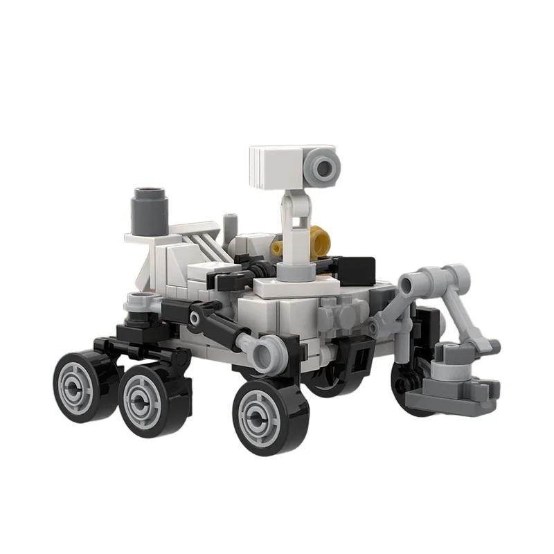 MOC Mars Explore Curiosity Rover Car Building Blocks Model Extraterrestrial Exploration Vehicle Assemble Bricks Kit Children Toy