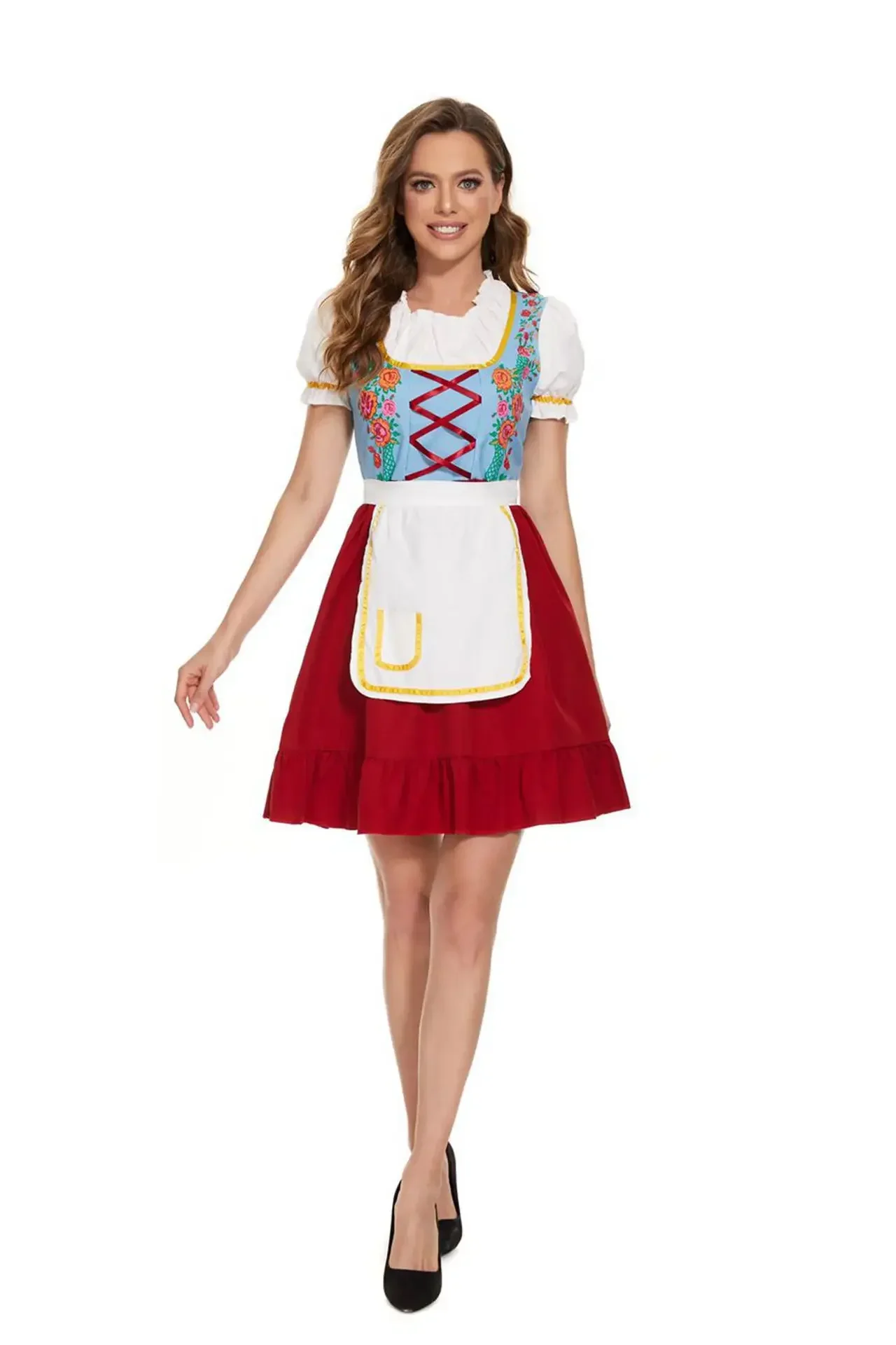 Oktoberfest Costume Family German Beer Costume National Style Dress Maid Dress