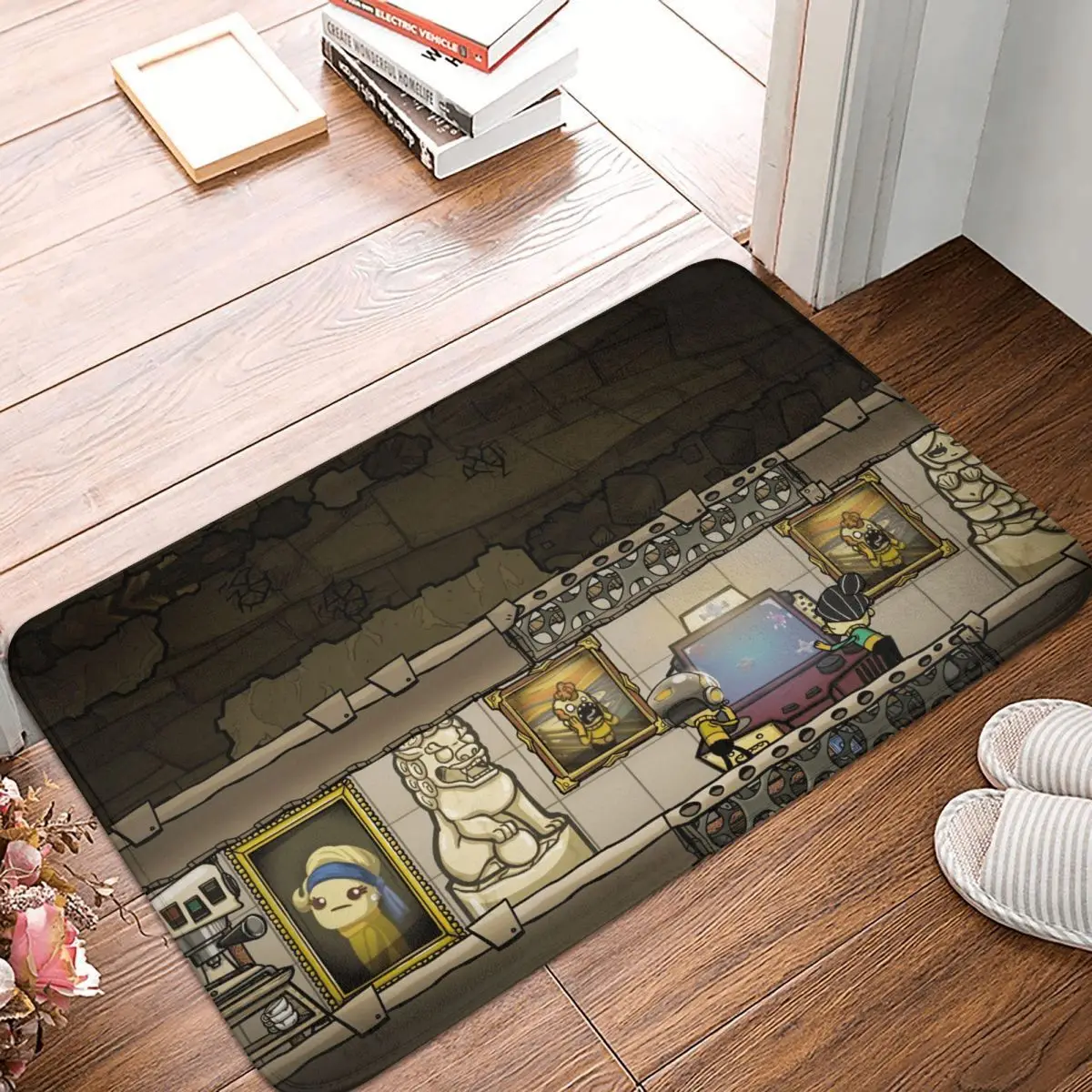 Painting Bath Non-Slip Carpet O-Oxygen Not Included Living Room Mat Welcome Doormat Floor Decor Rug