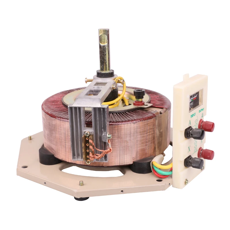 Custom 5KVA 0-250V Adjustable Single Phase 100% Copper Contact Voltage Regulator Variac Transformer School Temperature Regulator