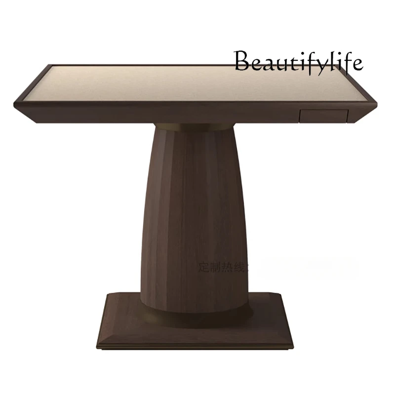 الإقامة المنزلية بسيطة طاولة طعام من الخشب الصلب فندق نادي الترفيه طاولة جونغ مبيعات مكتب ضوء الشطرنج الفاخرة وطاولة البطاقات