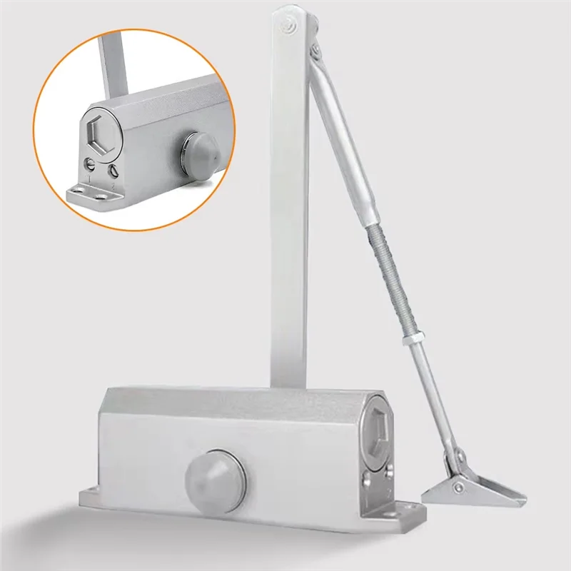 

Стильный автоматический дверной доводчик, регулируемый дверной стопор, многофункциональный буферный дверной доводчик, подходящий для украшения жилых помещений