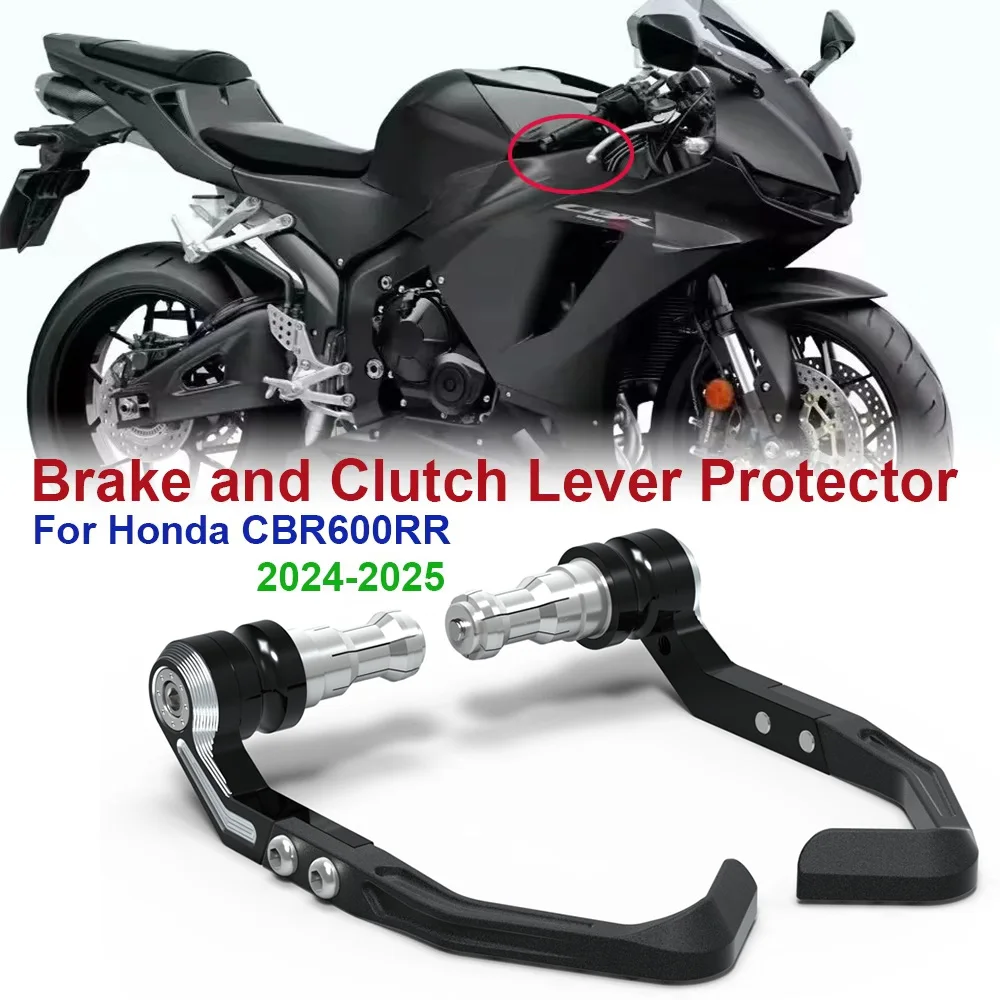 

For Honda CBR600RR CBR600 RR CBR 600RR 2024 2025 Motorcycle Accessories Brake and Clutch Lever Protector Kit Handle Protector