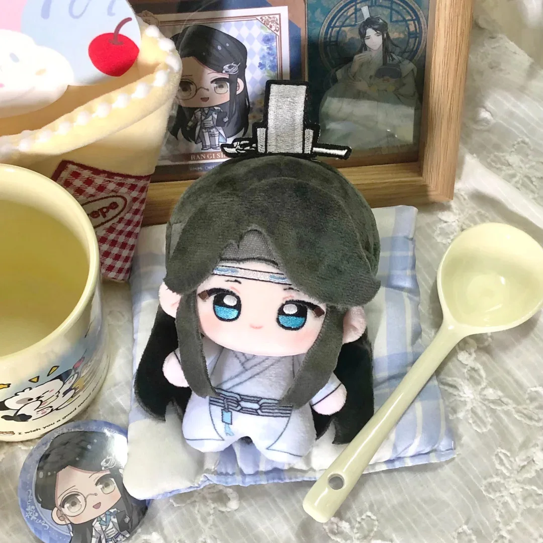10cm Mo Dao Zu Shi Plush Doll Cute Lan Xichen Cotton Doll Jin Guangyao Nui-Nui Style Printed Keychain​ Pendant Gift