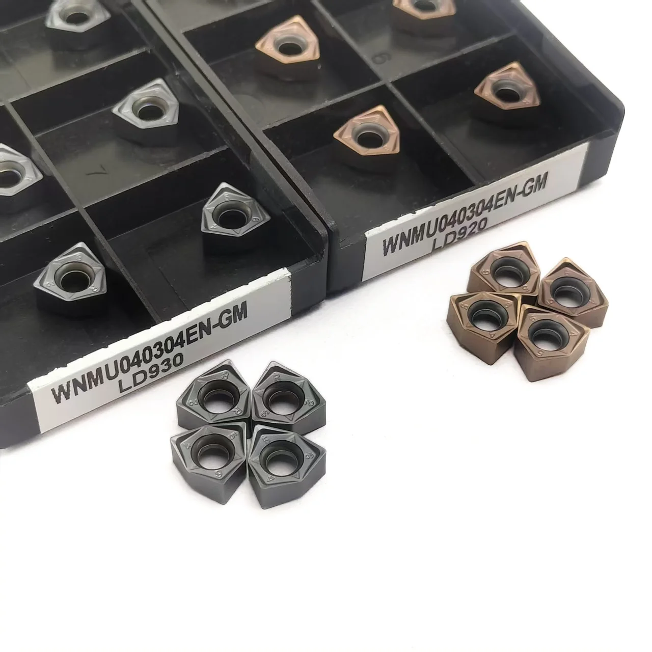 WNMU040304EN-GM LD920 LD930 Double Sided High Feed Carbide Inserts 90 Degree Hex CNC Lathe Right Angle Machining Blades