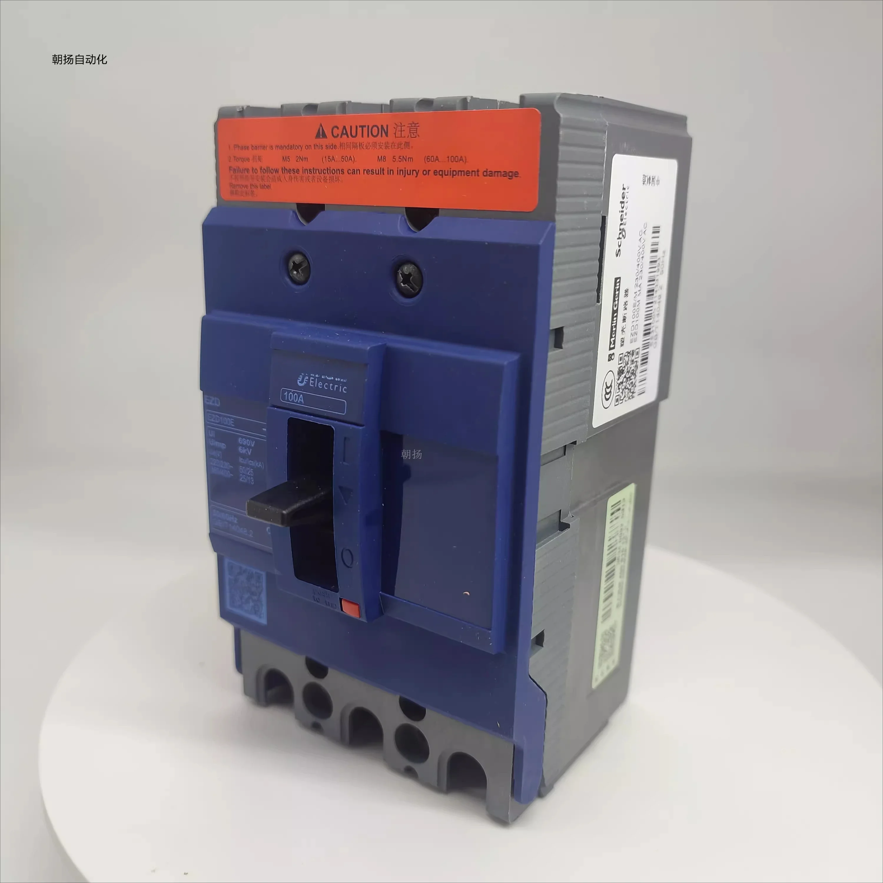 EZD molded case circuit breaker, air switch EZD 3P, 4P, leakage protection household, industrial use