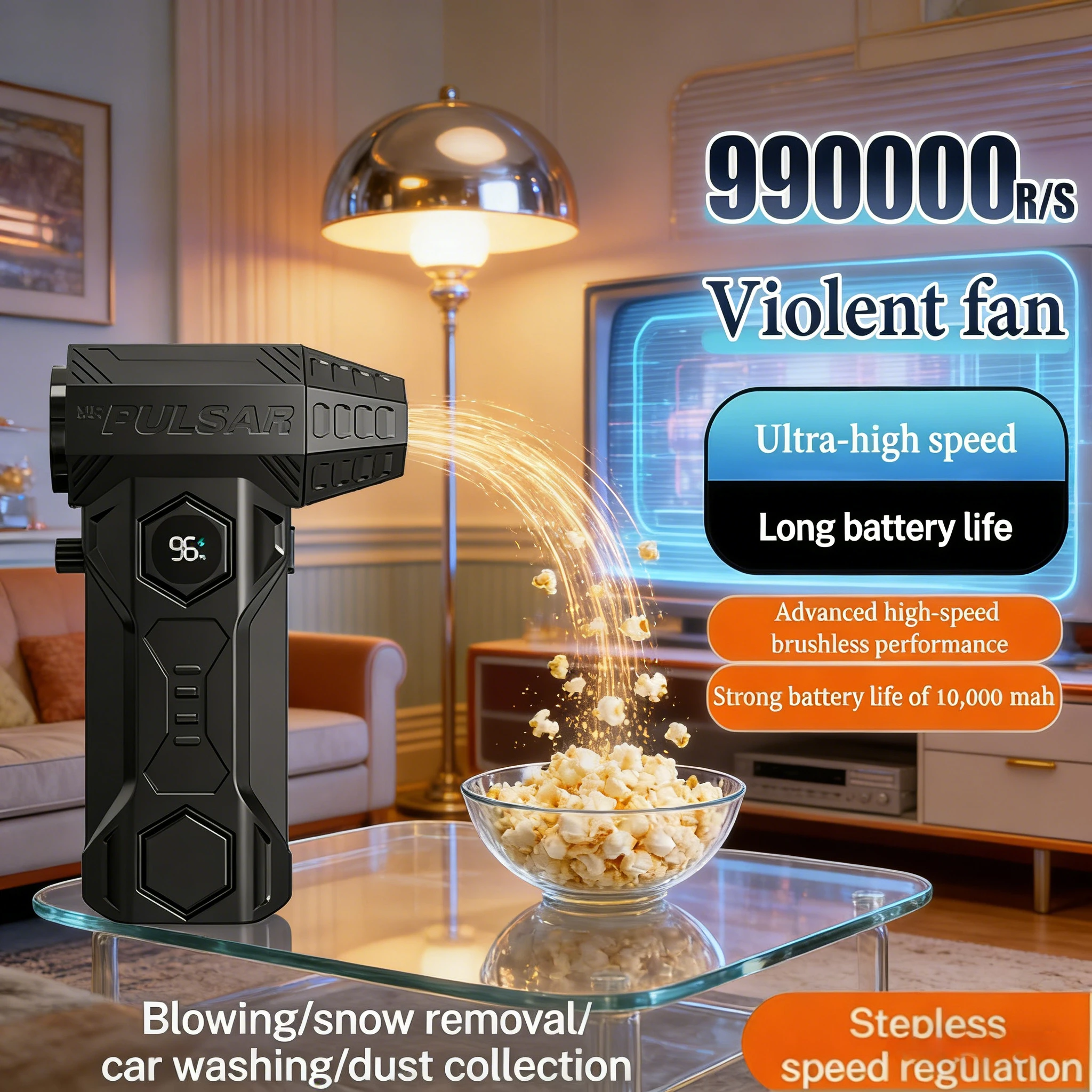 

Воздуходувка x11Turbo — мощный перезаряжаемый пылесос со сжатым воздухом, жестокий вентилятор высокого давления, различные и достаточные