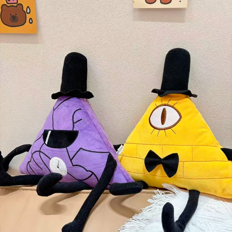 Cartoon Animation Gravity Falls Surrounding Triangle Plush Toy Ornaments Holiday Gift Small Pillow