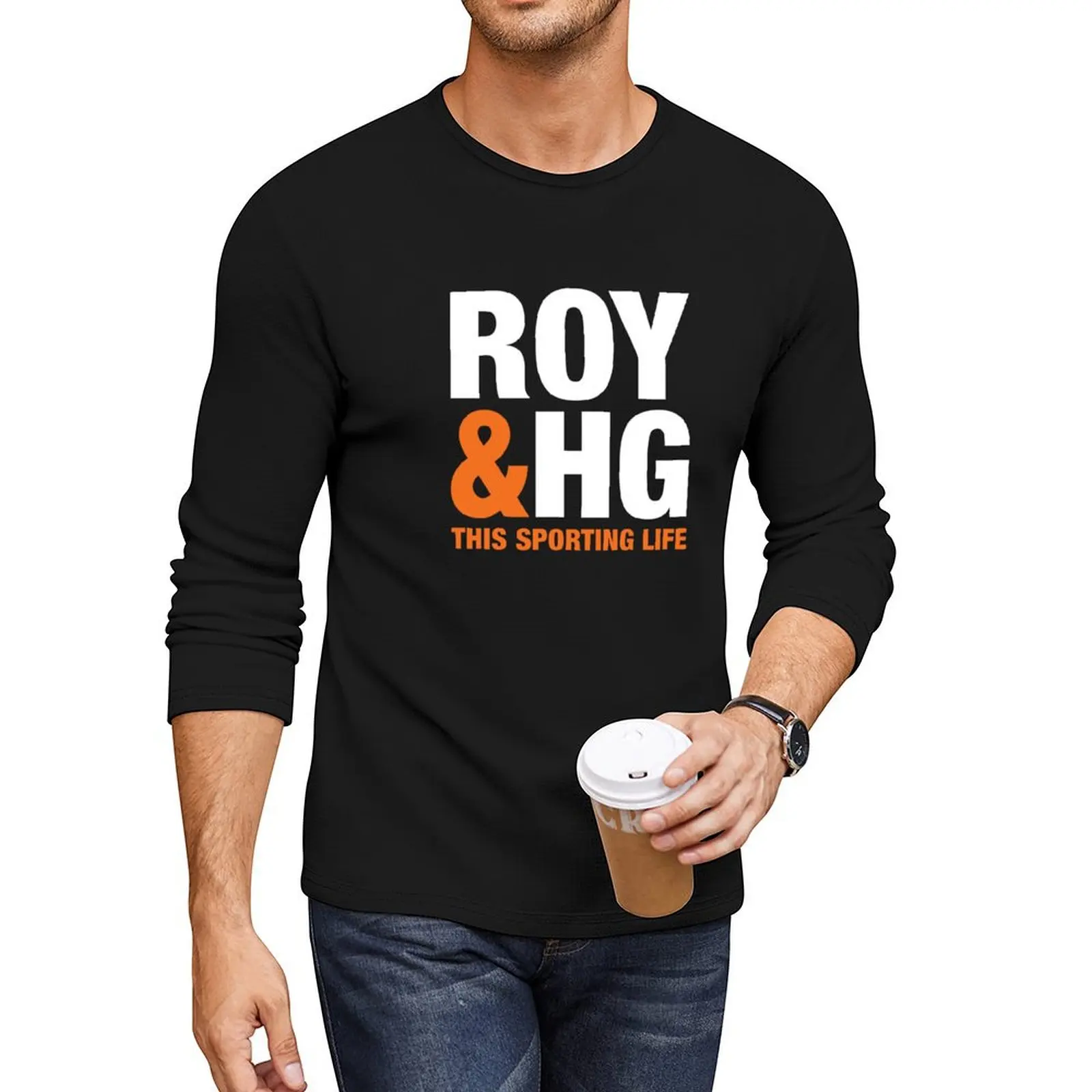 Roy & HG - This Sporting Life Long T-Shirt boys white t shirts cute clothes men t shirt