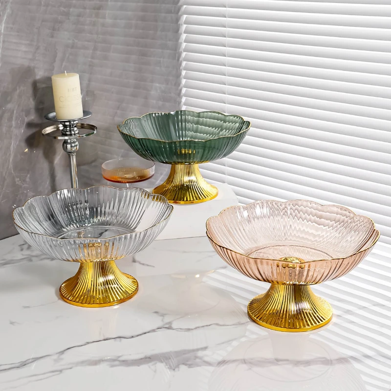 

Легкая роскошная тарелка с фруктами, поднос с фруктами для домашнего использования в гостиной, журнальный столик для комнаты, сушеный - тарелка с фруктами, тарелка для конфет