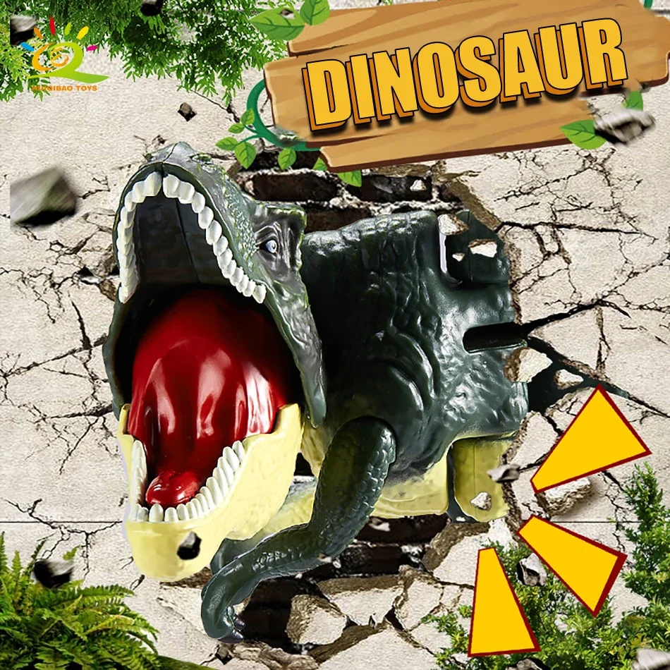 Grappige Swingende Dinosaurus Speelgoed Pers Rotatie Jurassic Dino Tyrannosaurus Rex Model Gekke Decompressie Speelgoed Voor Kinderen Cadeau