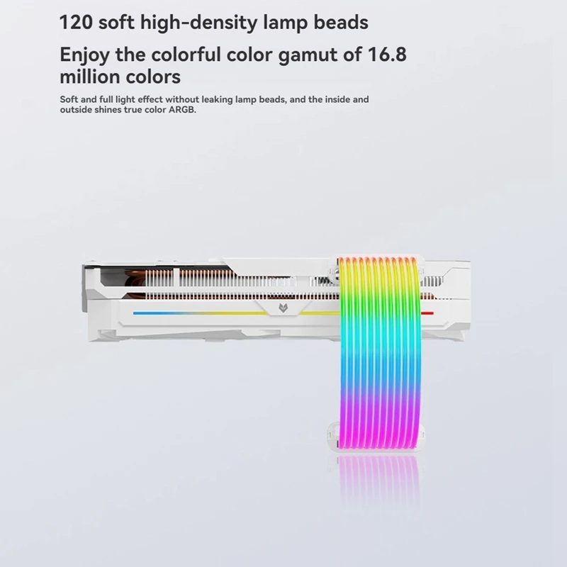 16Pin ARGB Graphics Card Power Supply Cable RGB Power Extension Cable RGB PSU Cable For 30XX 40XX Graphics Cards