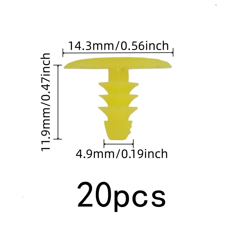20 pcs Weatherstrip Fasteners, Secure Snap-in Design for Window Weather Strips, Multipurpose, Versatile